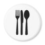 fork knife spoon icon refrigerator magnets