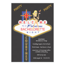 forKim_Girls Night Out Bachelorette Custom Announcements