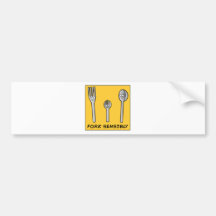 Forking Bumper Sticker