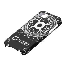 Forks of Ivy Nautical Wheel White Personalize iPhone 5 Cover