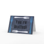 Forks You're Invited Dinner Party Greeting Cards