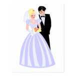 Formal Bride and Groom Post Cards