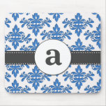 Formal Damask Monogram Mouse Pads