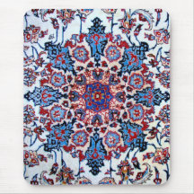 Formal Design in Red and Blue Mousepad