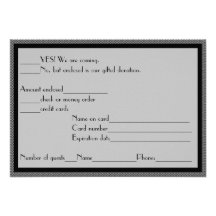 Formal Fundraiser Reply Invitation