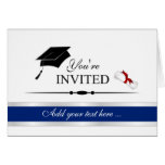 Formal Graduation Invitations - Customize Card