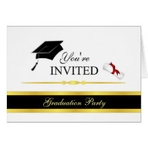 Formal Graduation Invitations - Customize Greeting Cards