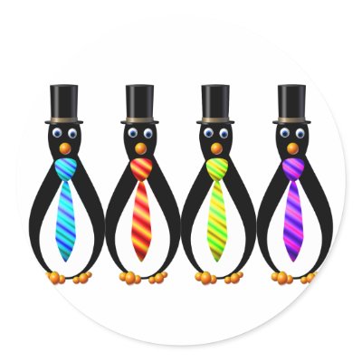 Formal Penguins Sticker by SuanSKatra