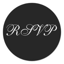 Formal RSVP Invitation Seal Stickers
