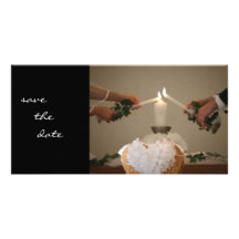 Formal Save The Date Custom Photo Card