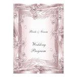 Formal Wedding Program Personalized Announcement