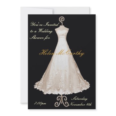 Formal Wedding Shower Invitation by DizzyDebbie