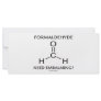 Formaldehyde Need Embalming? (Chemistry Humor) Rack Cards