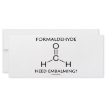 Formaldehyde Need Embalming? (Chemistry Humour)