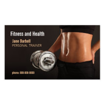 forme physique et santé carte de visite