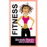 Cartes de visite fitness