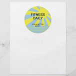 Forme physique SUPÉRIEURE quotidienne Prospectus Avec Motif