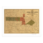Former Limits of Cherokee "Nation of" Indians Postcards