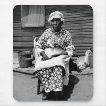 Former Slave Portrait, 1930s Mouse Pad