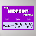 Formule de point médian posters