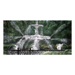 Forsyth Park Water Fountain Savannah Georgia GA photo cards