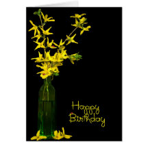 Forsythia Bouquet Cards