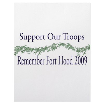 fort hood 2009 - Support Our Troops Letterhead Design by DecorativeWallDecor
