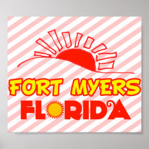 Fort Myers, la Floride Poster