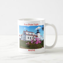 Fort Point Light, Maine Mug
