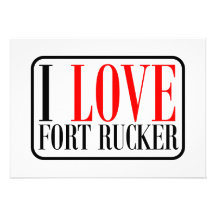 Fort Rucker Alabama Personalized Announcement