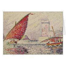 Fort Saint-Jean, Marseilles, 1907 Greeting Card