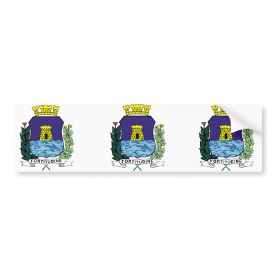 Fortaleza Ceara, Brazil Bumper Stickers by bestflag