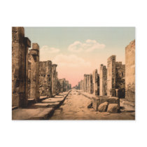 Fortuna Street, Pompeii, Campania, Italy Post Cards