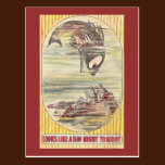 Fortunate Fish Finds Firewater postcards