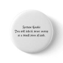 Fortune Cookie Pinback Button