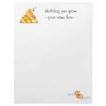 Fortune Cookie Christmas Tree Customized Letterhead
