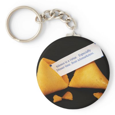 Fortune Cookie Keychain by CarriesCamera