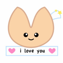 Fortune Cookie Love Acrylic Cut Out