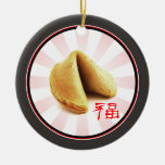 Fortune Cookie 'Luck' Ornament (brown)
