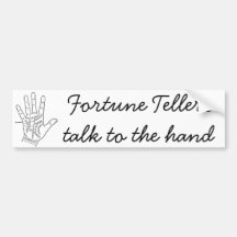 Fortune Teller bumper sticker