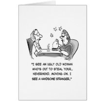 Fortune Teller Cartoon Card