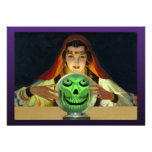 Fortune Teller Halloween Party Invitations