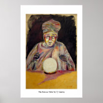 Fortune telling, mystic, astrology, crystal ball P Poster