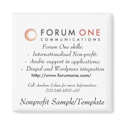 Forum One Magnet by NonProfit