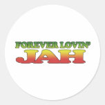 Forver Lovin' Jah Round Sticker