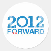 Forward 2012 Vintage.png Round Sticker