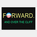 FORWARD And Over the Cliff Nobama Yard Sign