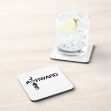 FORWARD WITH JOBS.png Beverage Coaster