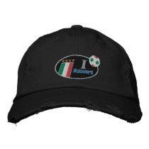 Forza Azzuri black logo version ladies cap Embroidered Hat