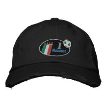 Forza Azzuri black logo version ladies cap Embroidered Hat